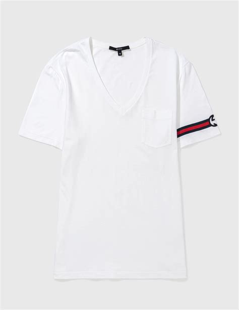 gucci v neck t shirt women's|t shirt amour gucci.